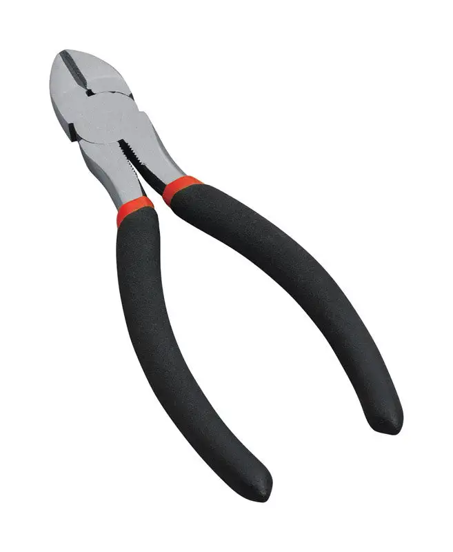Home Plus 6 Inch Carbon Steel Diagonal Pliers 12 Pack