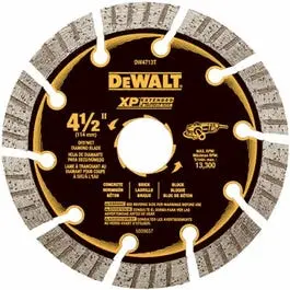 4.5-Inch Segmented Diamond Saw Blade Dry Cutting Dewalt