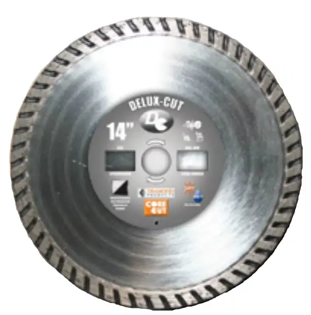 Diamond Products 21212 14 Inch x 0.125 Inch x 1 Inch Diamond Saw Blade Cutting Hard Materials