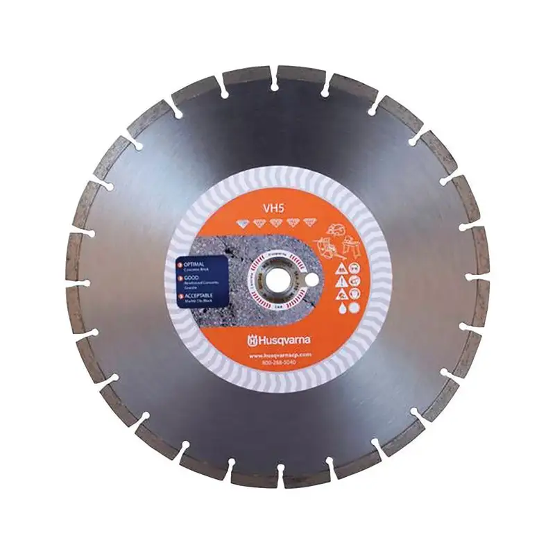 Husqvarna Tacti-Cut 14 Inch Diamond Segmented Rim Saw Blade Concrete Cutting