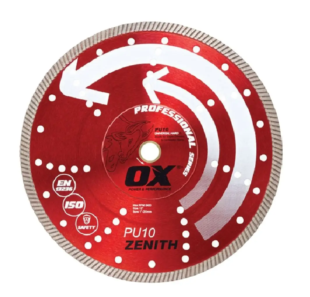 OX Tools OX-PU10-7 Turbo Diamond Steel Blade Tough Materials
