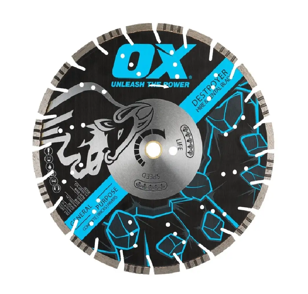 OX Tools OX-UDH10-14 Metal Cutting Diamond Blade Industrial Use