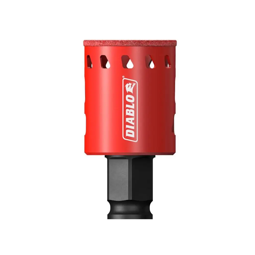 Diablo DHS1375DG 1-3/8 Inch Diamond Grit Hole Saw Tile and Masonry