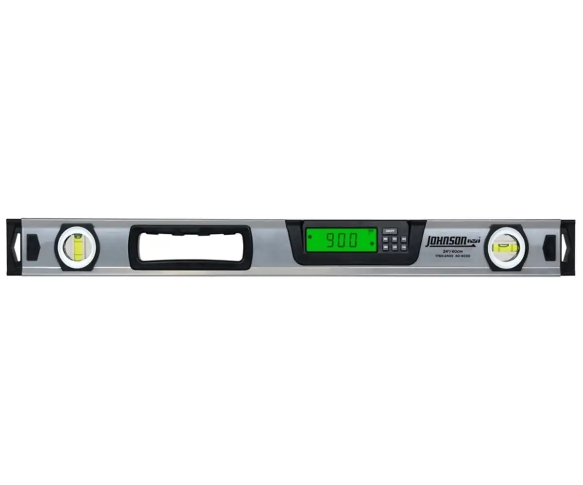 Johnson 1760-2400 Digital Box Level Aluminum 24 Inch Precision Display