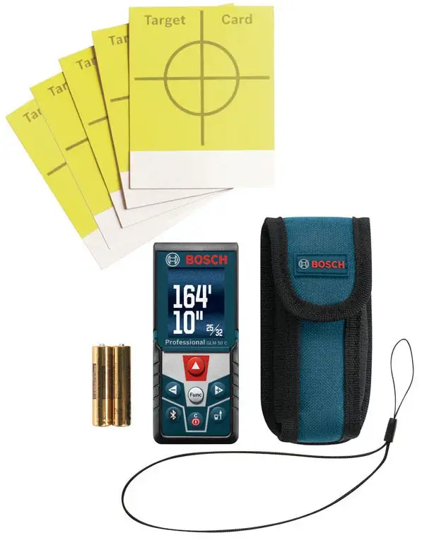 Bosch GLM 50 C Bluetooth Laser Digital Distance Tape Measurer 165Ft Range