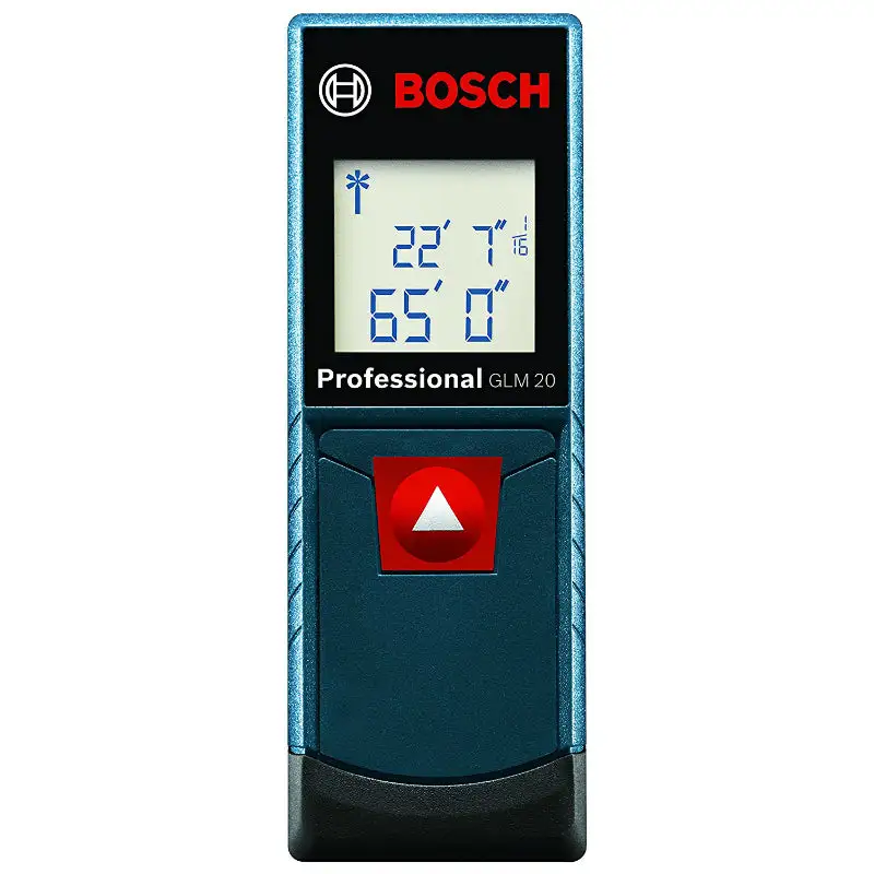 Bosch GLM 20 Precision Technology Laser Distance Measure 65 Feet Range
