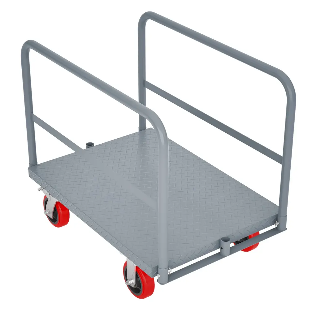 Steel Panel Truck Heavy Duty Drywall Cart Lumber Cart Platform Truck hortus oasis