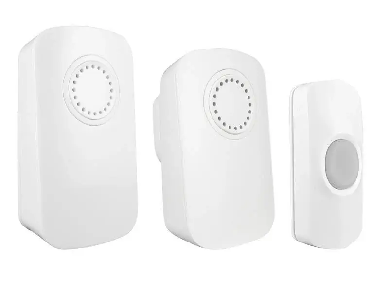 Intercom System Uni-Com Smart Travel Chime & Plug- Door Chime (Twin Pack)