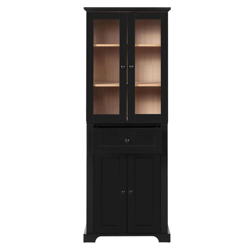Bathroom Vanity & Tall Storage Cabinet Place Doors, Adjustable Shelves, Soft Close Hinges, Sink