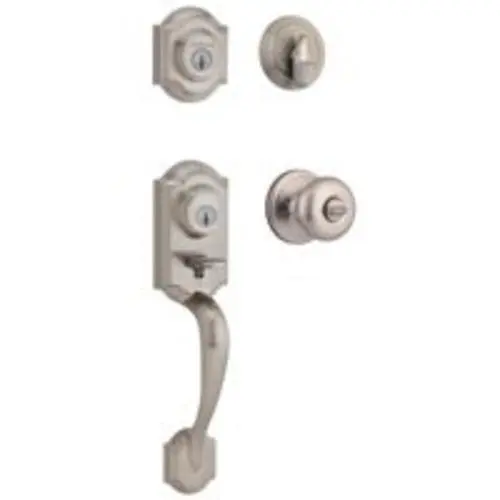Kwikset 95530-018 Montara Entrance Handleset Satin Nickel