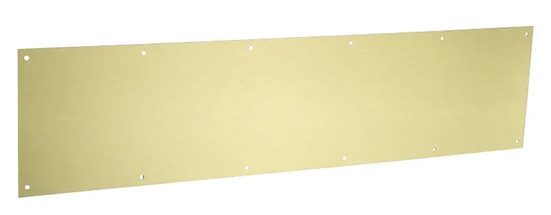 National Hardware N270-353 Kickplate, 34 L, 8 W, 0.04 Gauge, Aluminum, Matte Gold