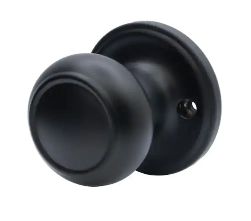 Copper Creek Colonial Onyx Dummy Door Knob Damaged Box