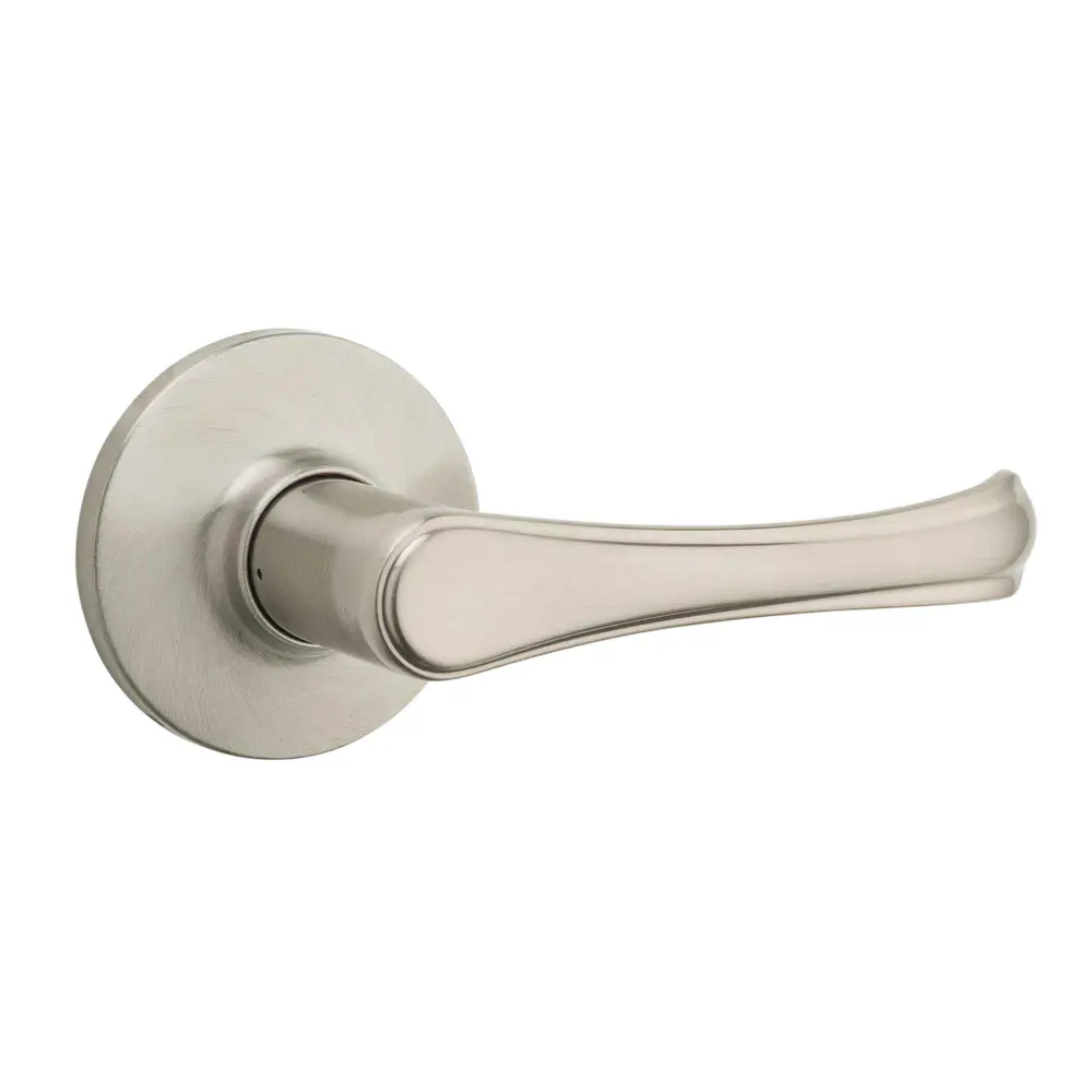 Safe Lock Grapevine Passage Lever Door Handle, Satin Nickel