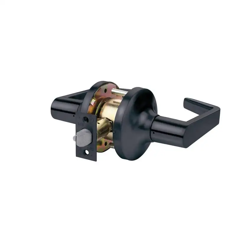 Tell LC 2475 Matte Black Passage Lever 2 Interior Doors