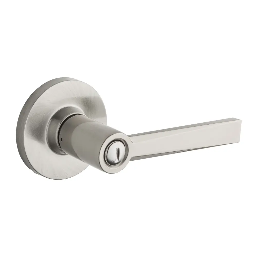Westley Privacy Lever, Satin Nickel Anti-Corrosion Finish