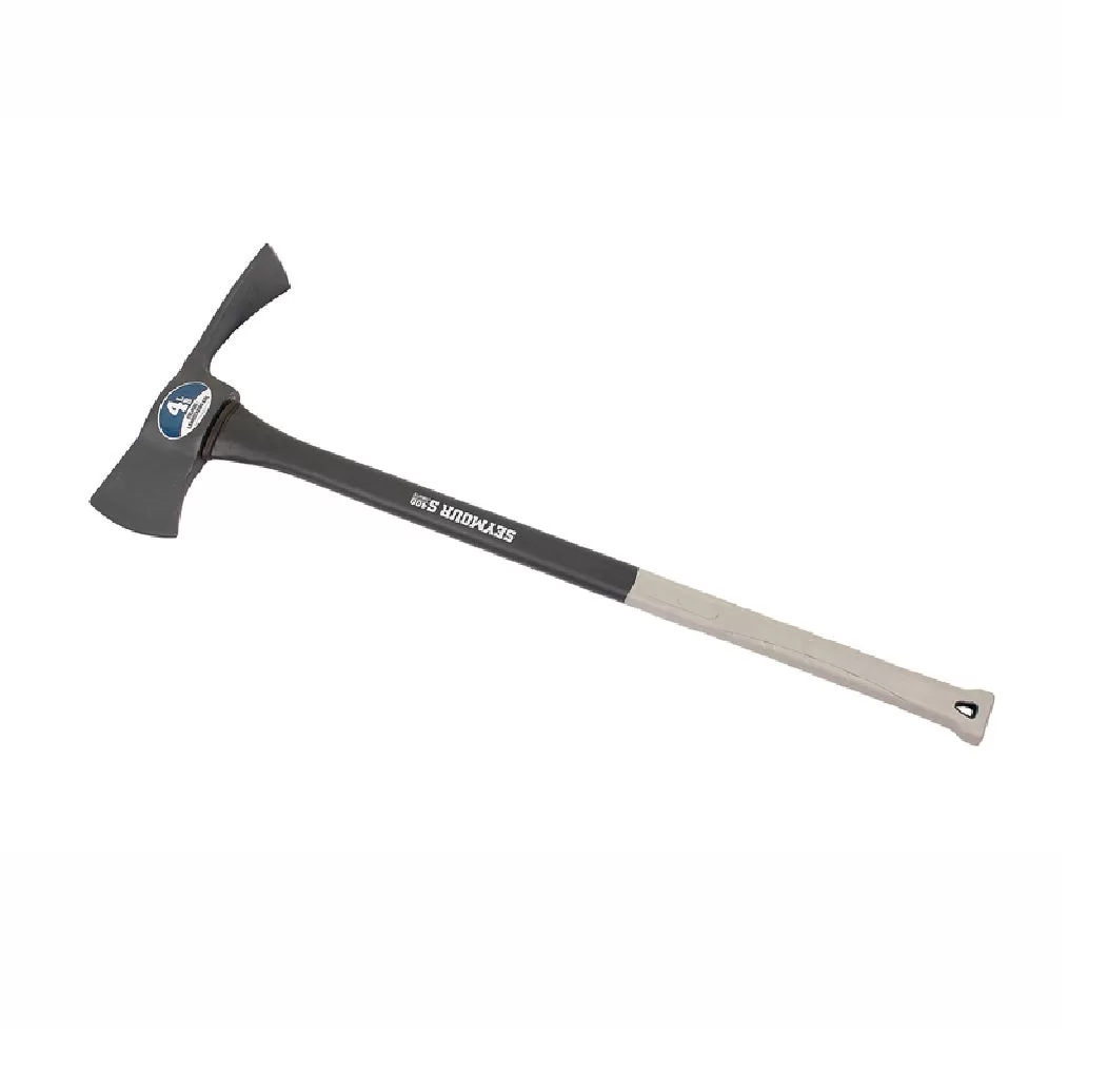 Seymour 41810 S400 Jobsite Double Bit Pulaski Axe 36 Inch Heavy Duty Forestry Tool