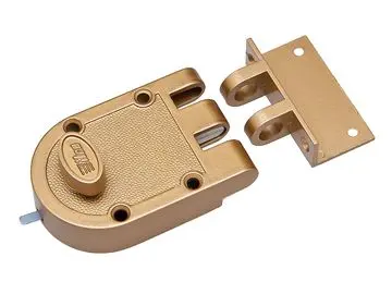 Kaba Ilco Jimmy Proof Lock Double Cylinder Bronze 3 X 5 Inch