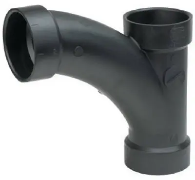 Mueller 02860H ABS/DWV Long Turn Tee Wye 4 Inch Drainage Systems