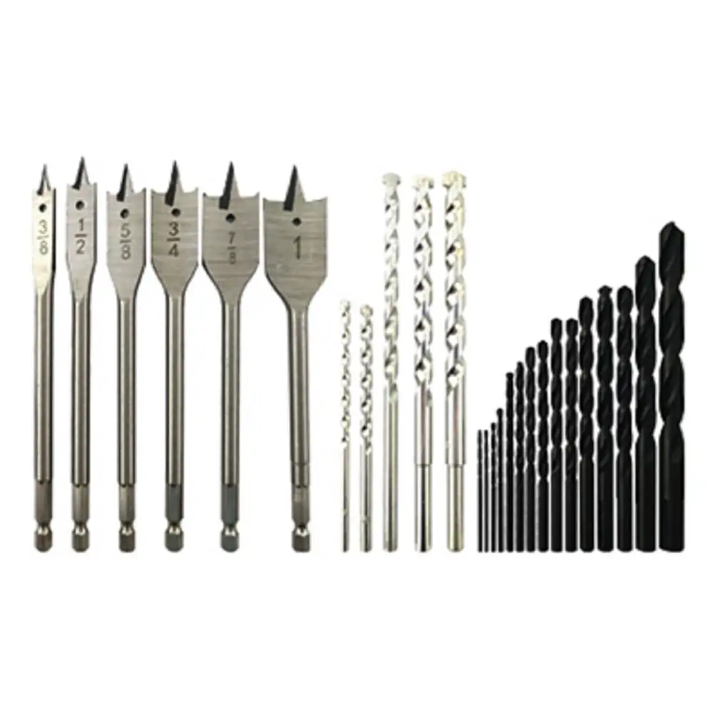 Disston 256119 Drill Bit Set 26 Piece High Speed Steel