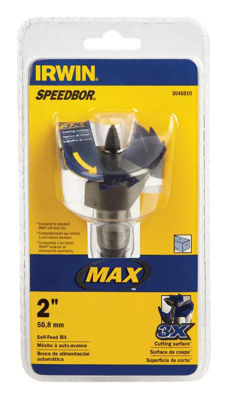Irwin Speedbor 2 . X 5 . Steel Self-Feed Bit Hex Shank Fast Drilling