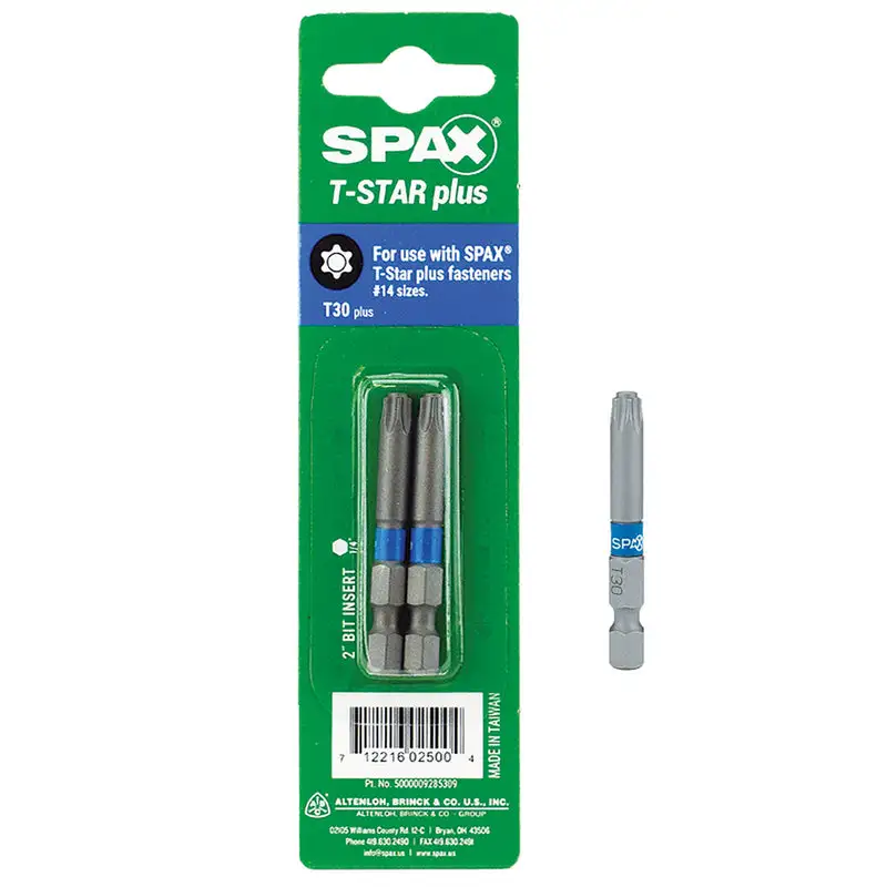 Spax Steel Drill and Driver Bit 2 pk Pack 10