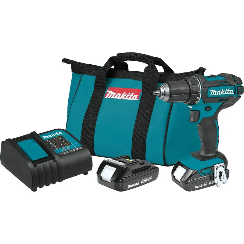 Makita 18V LXT 1/2 Brushed Cordless Drill Driver Kit Battery and Charger