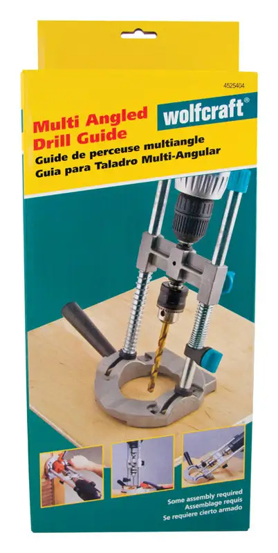 Wolfcraft 3/8 . X 6 . L Metal/Plastic Drill Guide 1 pk Precision Drilling