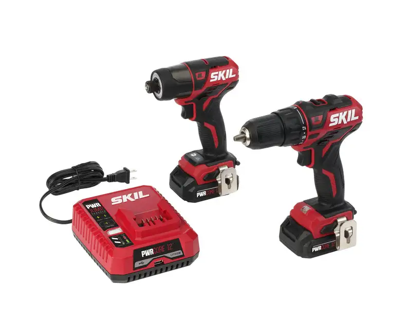 SKIL 12V PWR CORE Cordless Brushless 2-Tool Drill and Driver Kit