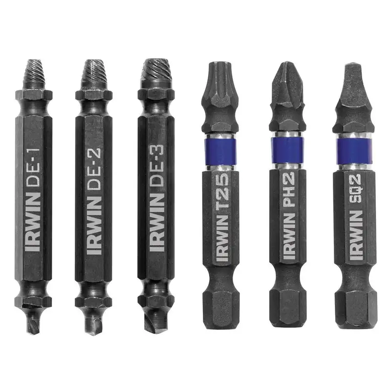 Irwin Impact Performance Series Phillips Square Impact Drive Guide Set 14 Piece Versatile Use