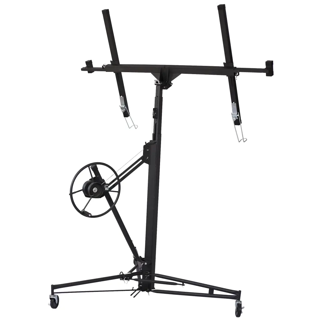 Drywall Lift Panel 13 Foot Drywall Panel Hoist Jack Lifter Black g-h