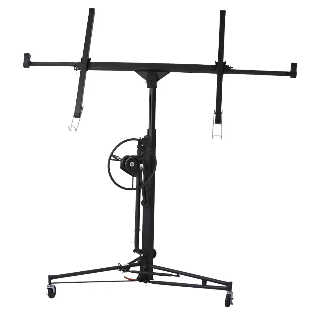 Drywall Lift Panel 11' Lift Drywall Panel Hoist Jack Lifter Black g-h