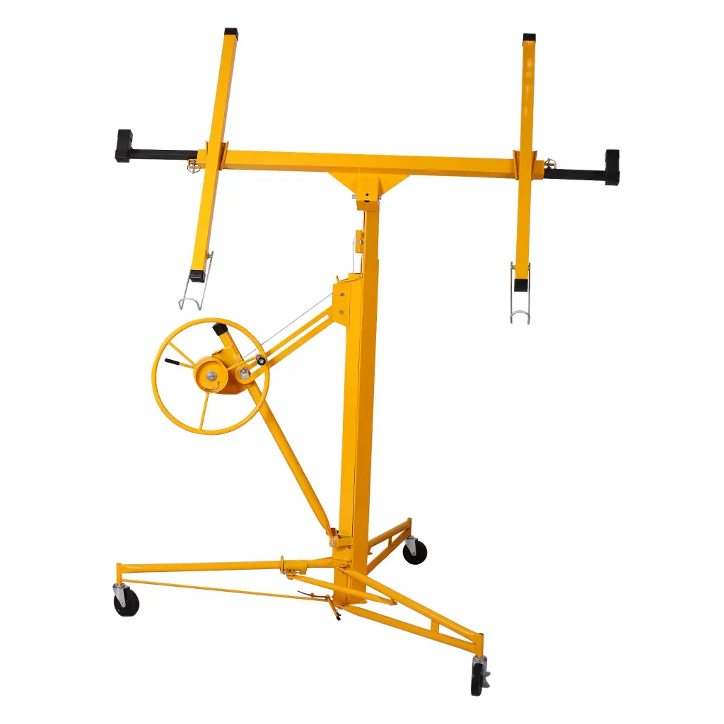 Drywall Panel Hoist Drywall Lift Rolling Panel Hoist Jack Lifter 16 Feet g-h