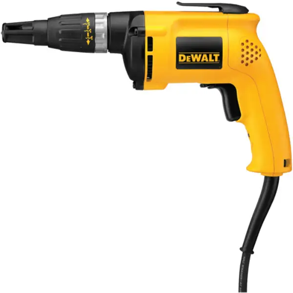 DeWalt DW255 Heavy-Duty Variable Speed Reversing Drywall Screwdriver 5300 RPM Fastening
