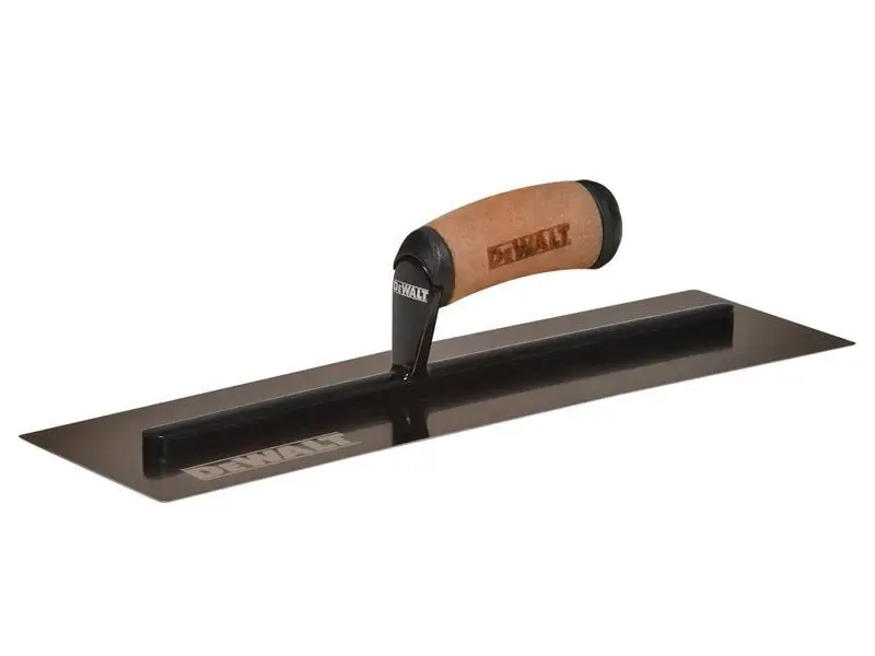 Dewalt Dry Wall Curved Gold Stainless Hardened Finishing Trowel 16in