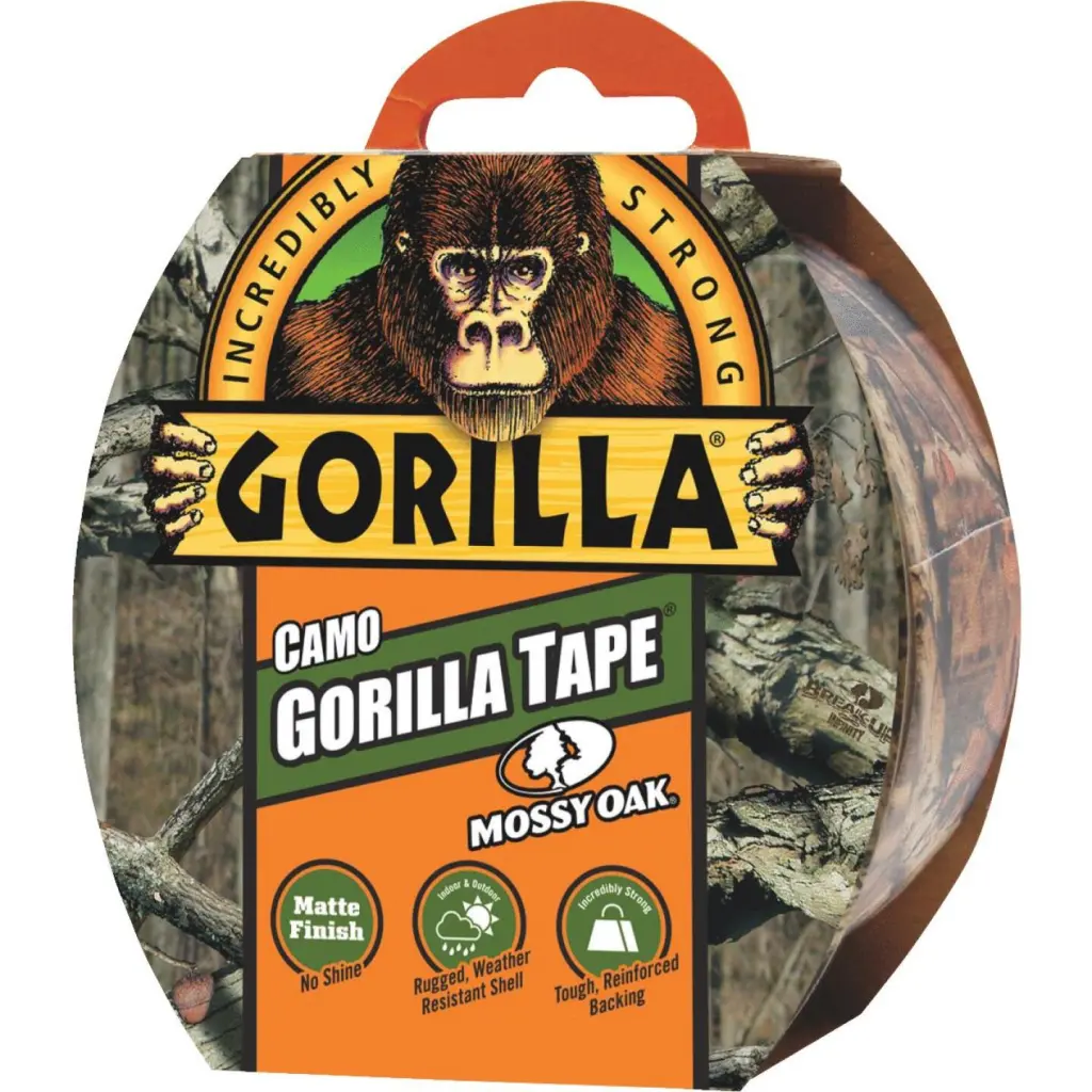 Gorilla Heavy-Duty Duct Tape Matte Finish Camo 1.88 . x 9 Yd.