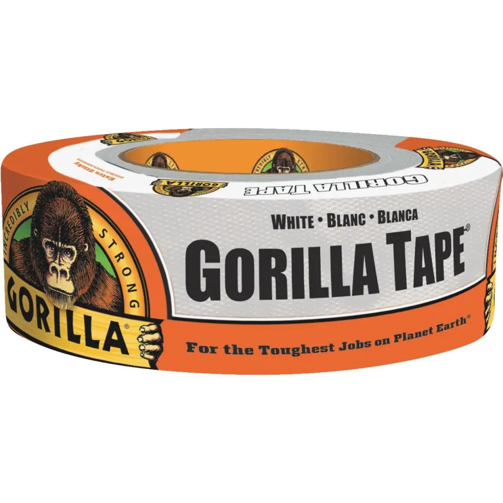 Gorilla Heavy-Duty Duct Tape White 1.88 . x 30 Yd. Versatile Use