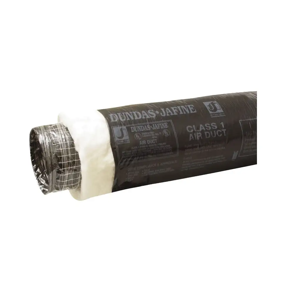 Dundas Jafine BPC1225 Flexible Insulated Duct Black 25 ft