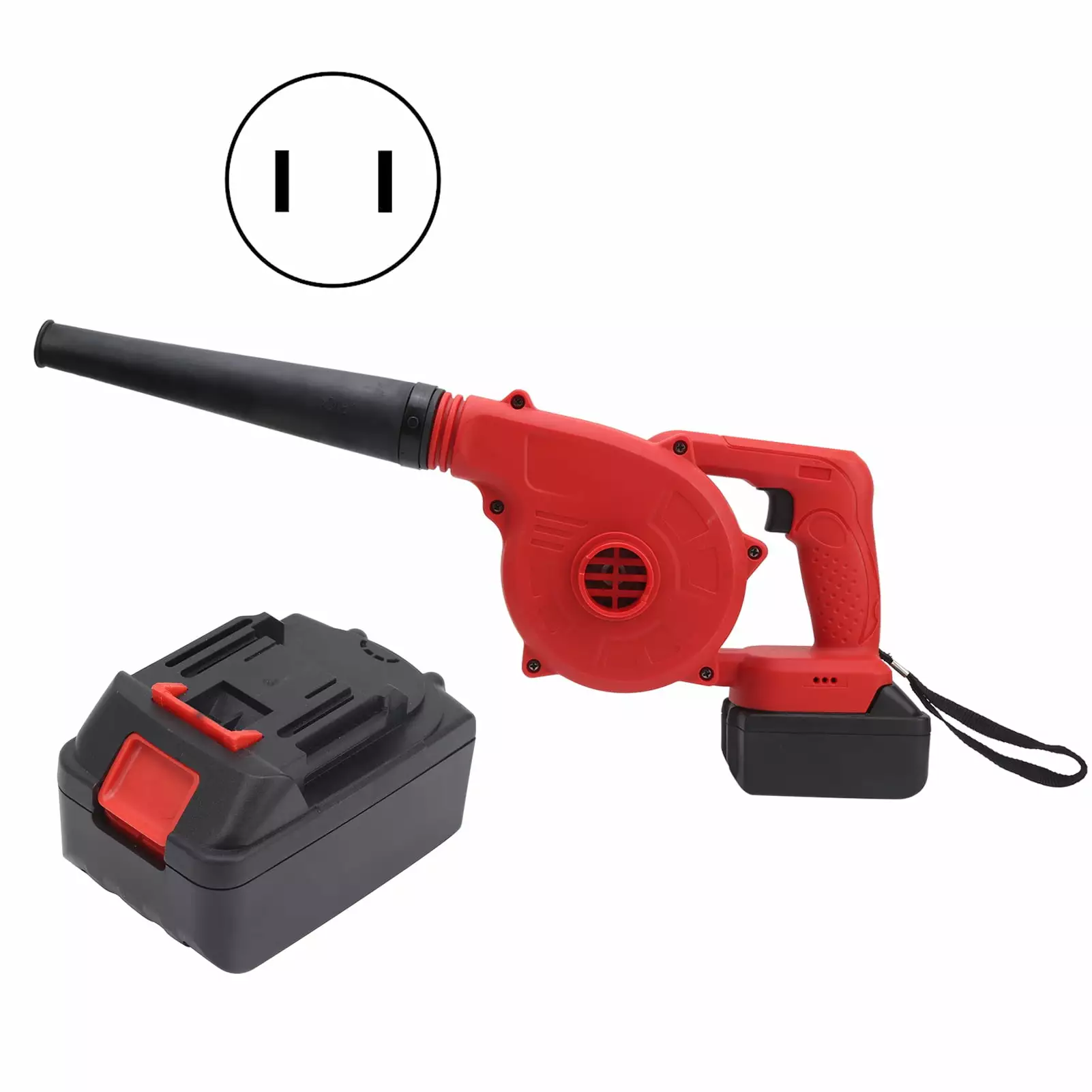 Cordless Blower Electric Air Cleaner Computer Dust Gatheror Handheld Power Tool AC110 240VUS Plug foshanwuyingjiaosiweiyouxia