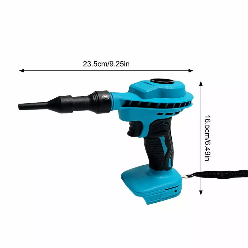 GLFILL Cordless Dust Blower Inflator Vacuum Function Multifunction Battery