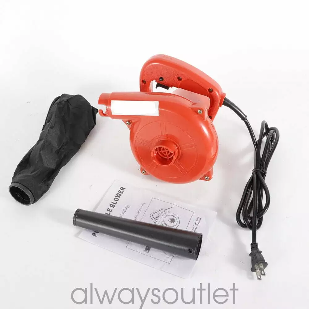 110V Electric Hand Operated Air Blower Computer Dust Cleaner Red unbrand
