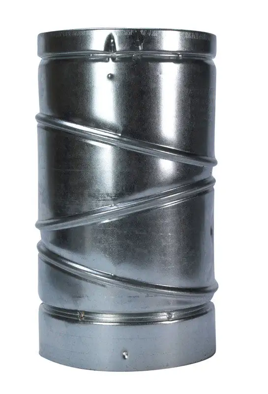 Selkirk 6 Inch Adjustable 90 Degree Aluminum Steel Elbow 2 Pack