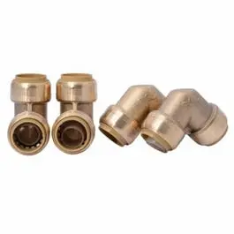 Pipe Fitting Elbow 90-Degree 3/4- 4-Pk Larger Plumbing Systems SharkBite