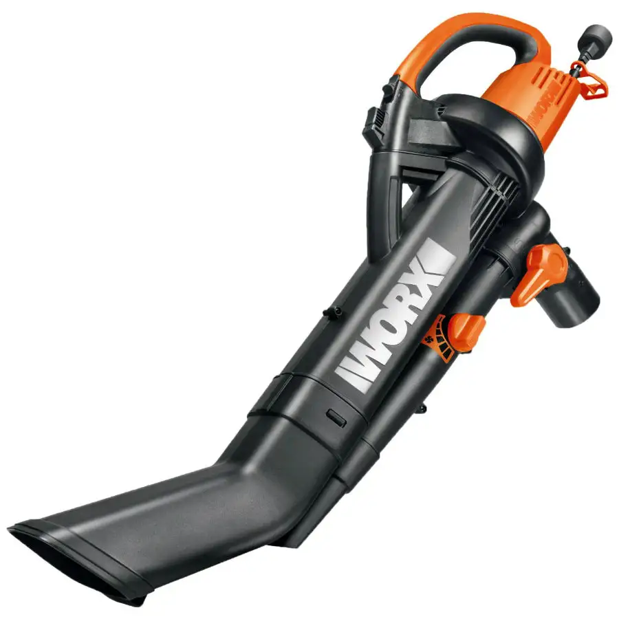 WORX WG505 Electric Blower Vac 12A Powerful Motor Yard Cleanup