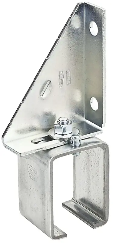 National Hardware N104-695 Box Rail Splice Bracket, 3-1/4 W x 2 D x 7-1/8 H Dimensions, Stainless, Galvanized