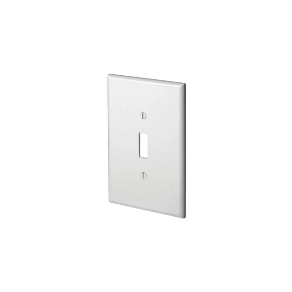 88101 Leviton 1-Gang Toggle Device Switch Wallplate, Oversized, Thermoset, Device Mount - Pearl Carlon