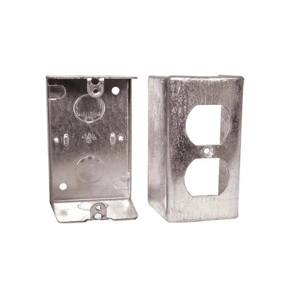 Rectangular Surface Electrical Box (1) Duplex Outlet 2-1/8'' Deep (18.5 in3)