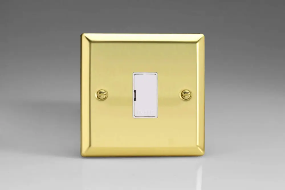 Varilight 13A Unswitched Fused Spur Victorian Warm alloy XV6UW 10-Year Warranty