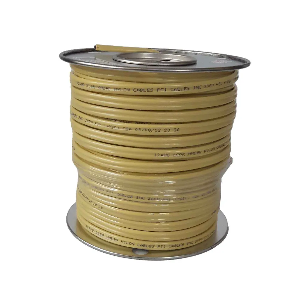 Household Building Wire NMD90 12/2 Amber, 75 m