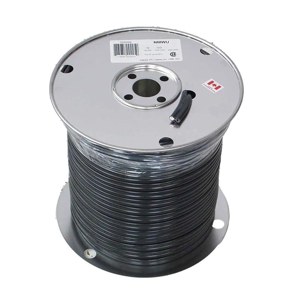 NMWU 12/2 Household Building Wire Onyx, 75 m
