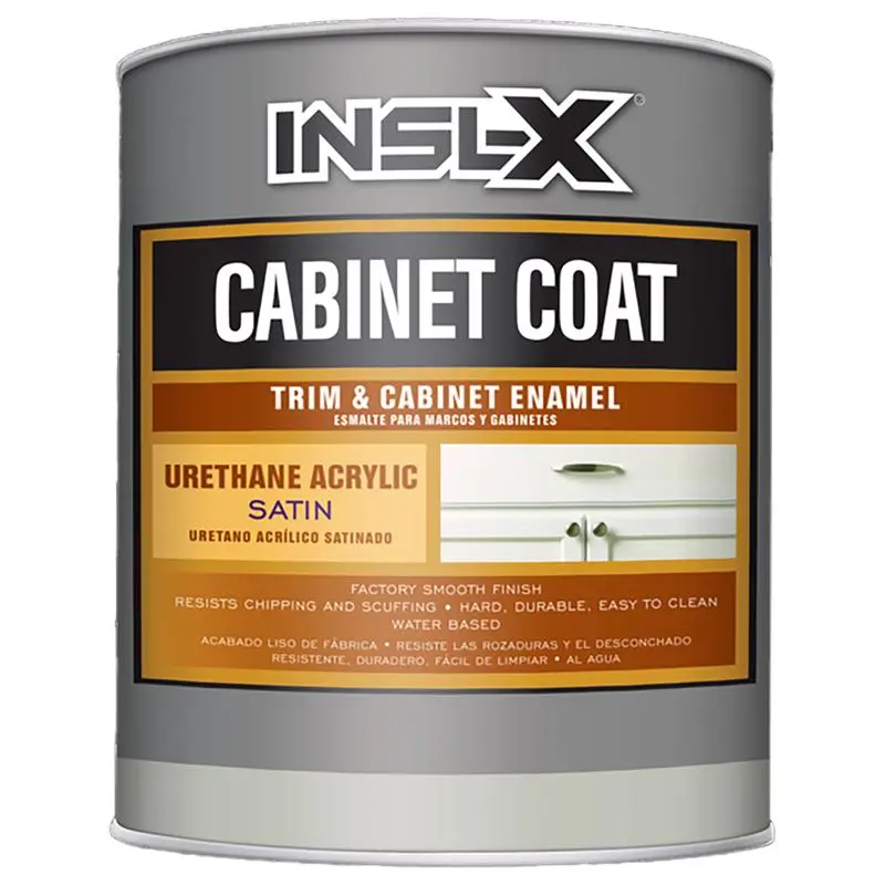 Insl-X Cabinet Coat Satin Base 1 Trim & Cabinet Enamel Interior 1 qt Pack 4